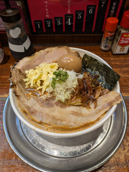 「濁り悪」@元祖一条流がんこラーメン たま館分店の写真