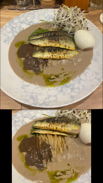 「[限定]鮎のまぜそば(栃木県那珂川産)¥2200」@麺庵 利休の写真