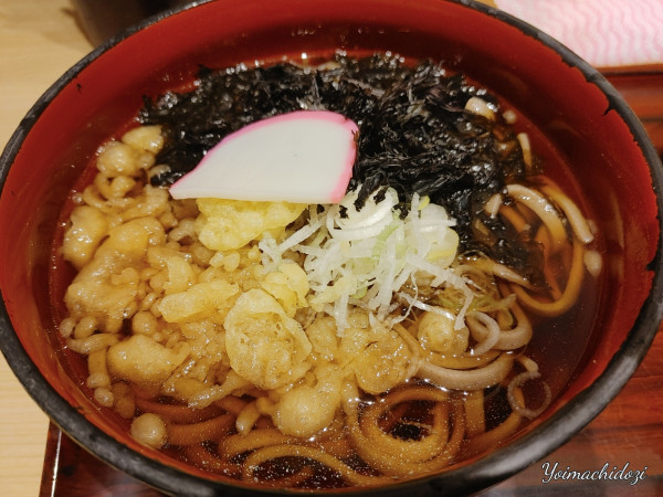 「磯のりそば（540円）」@そばの花の写真