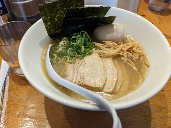 「特製焼あご中華そば（塩）」@中華そば あかしの写真