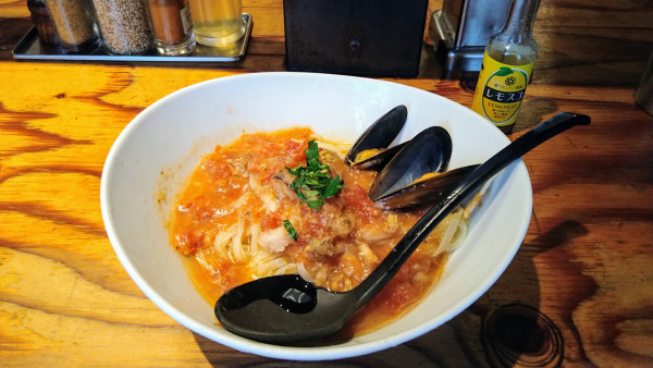 「【限定】冷たいレモンペスカヌードル」@麺場 浜虎 横浜店の写真