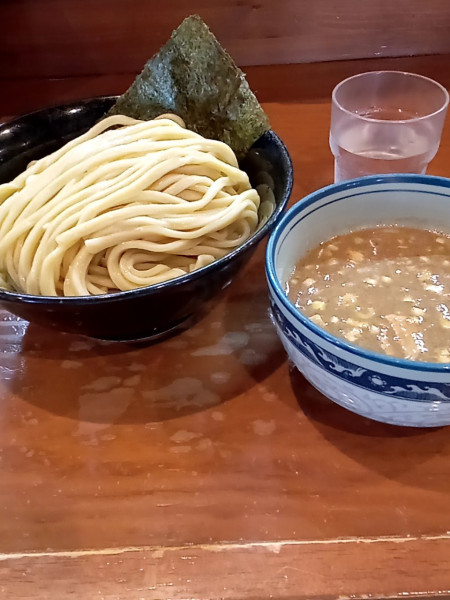 「肉つけめん(1370円)大盛り(100円)」@つけめん・豚そば 活龍 牛久店の写真