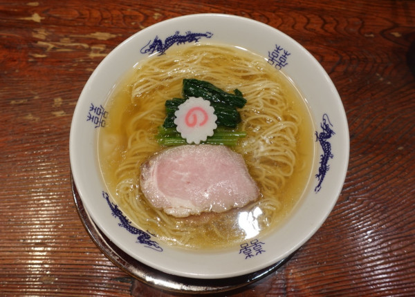 「中華そば・肉2個海老2個（1,400円）」@中華蕎麦にし乃の写真