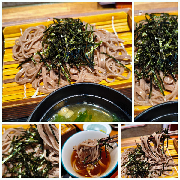 「半ざる蕎麦　528円」@天ぷら 天寅 カメイドクロック店の写真