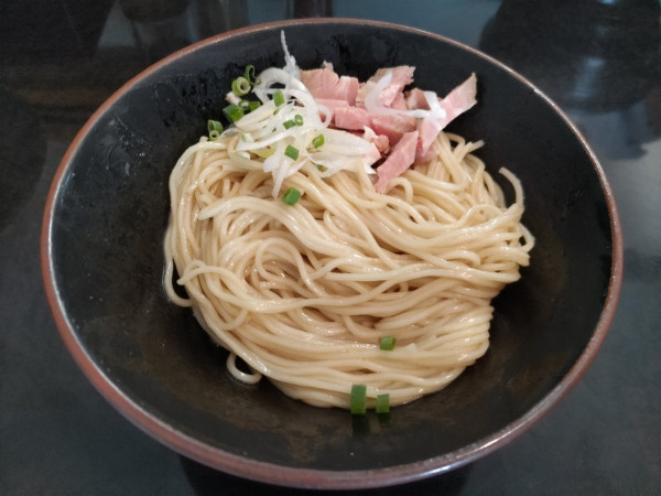 「冷やし和え玉・塩」@麺処 晴の写真