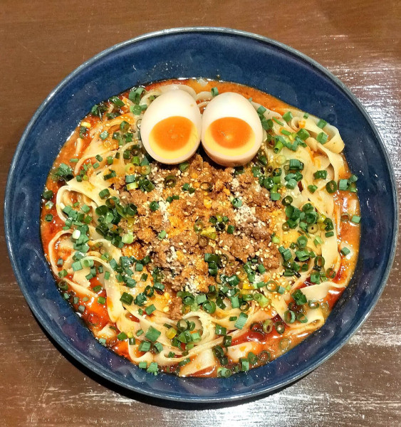 「汁なし担々麺(ネパール風) 1150円+ミンチ大盛 100円」@ネワ屋の写真