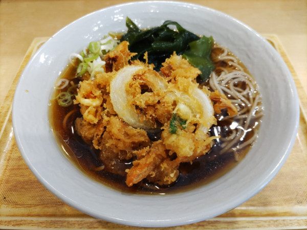 「天ぷらそば」@笠丸そば 御徒町店の写真
