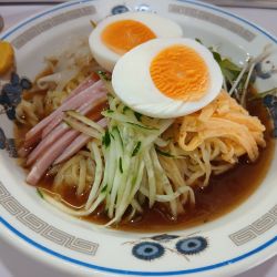 冷し中華そば（TPゆでたまご）800円（700円＋100円）
