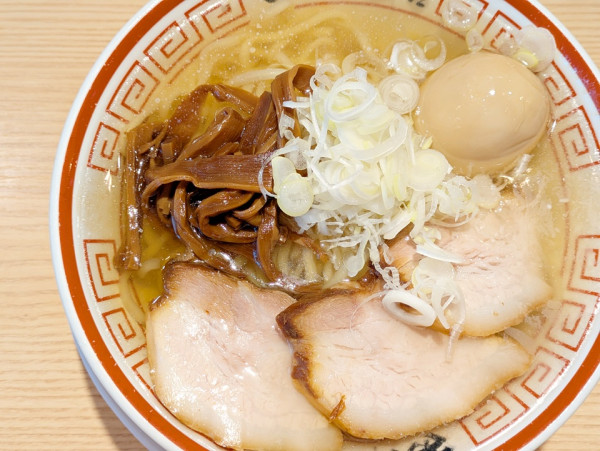 「冷やかけ中華そば＋味玉」@田中そば店 田町タワー店の写真
