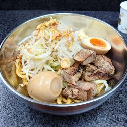 汁なし＋半熟味玉