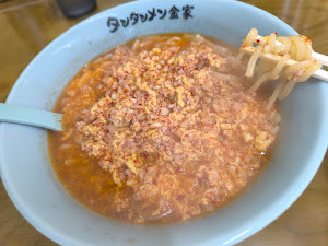 「タンタンメン(辛さふつう)(900)」@タンタンメン金家 大黒店の写真