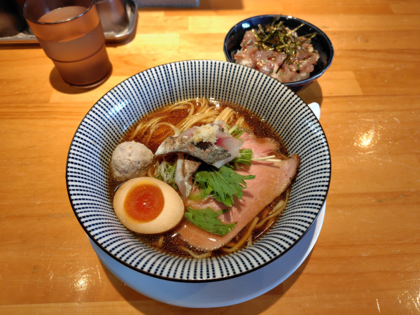 「生姜醤油中華そば1500円（この日限定）」@麺家 たけ田の写真