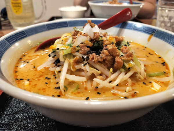 「タンタンメンとライスセット」@泰山逸品の写真