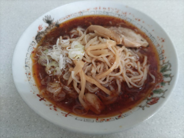 「辛口かみなり中華」@なかやの写真