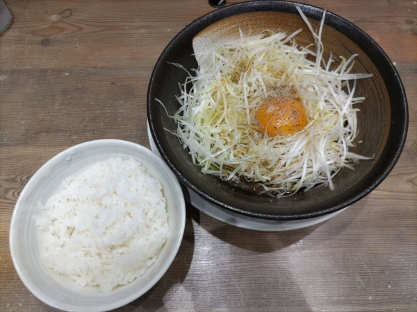 「ねぎ玉中華そば（ごはん付き）」@幸楽苑 秋葉原店の写真