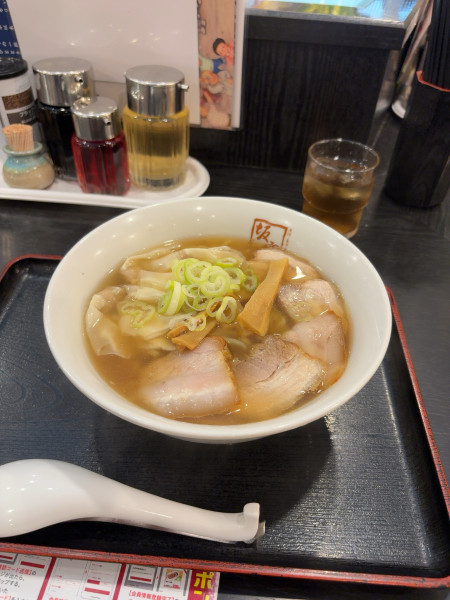 「わんたんラーメン」@喜多方ラーメン 坂内 蘇我店の写真