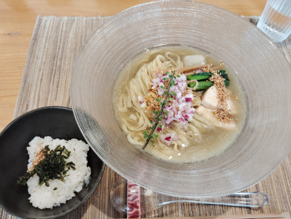 「冷やしらぁ麺茶漬けセット 1400円」@麺屋 さくら井の写真
