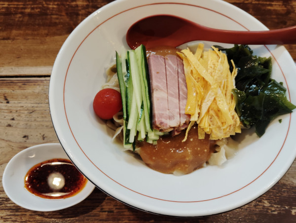 「【限定】　味噌冷やし中華　　1300円」@東京味噌らーめん 鶉の写真