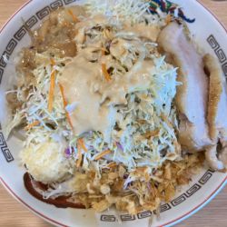 小冷やし中華　ガリマヨにんにく野菜アブラカラメ