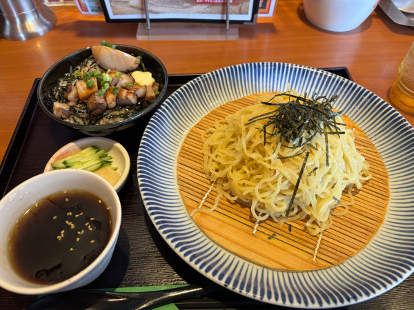 「冷やしつけ麺　ランチ」@こだわりらーめん ゆきむら亭 つくば店の写真
