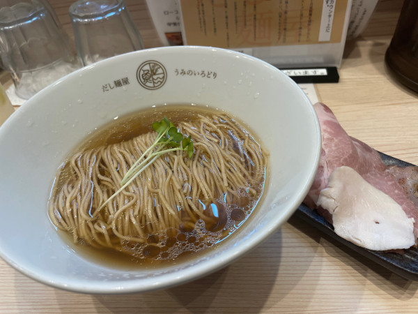 「だし麺　塩」@だし麺屋 うみのいろどりの写真