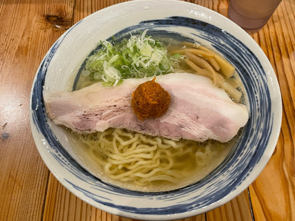 「辛みそ山塩ラーメン」@会津山塩らーめん 塩々の写真