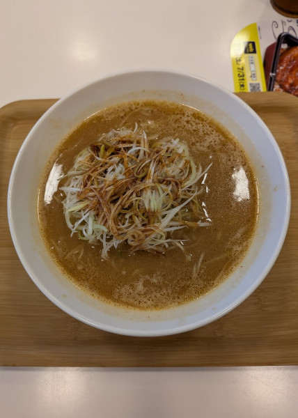 「白髪ねぎ味噌ラーメン」@すき家 館林緑町店の写真