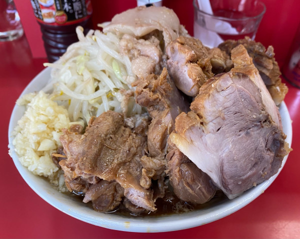 「小豚W」@ラーメン二郎 三田本店の写真