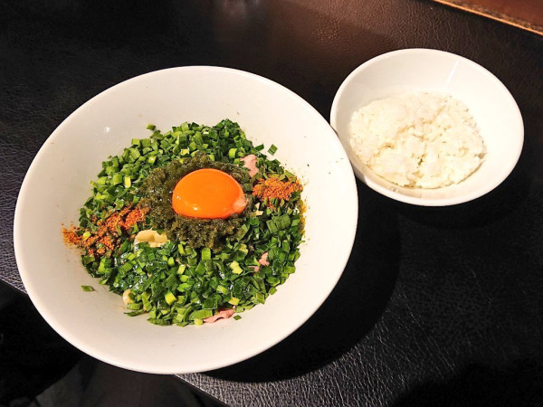 「ヒヤニラ (ごはん付き)」@麺屋宗 -sou- 高田馬場本店の写真