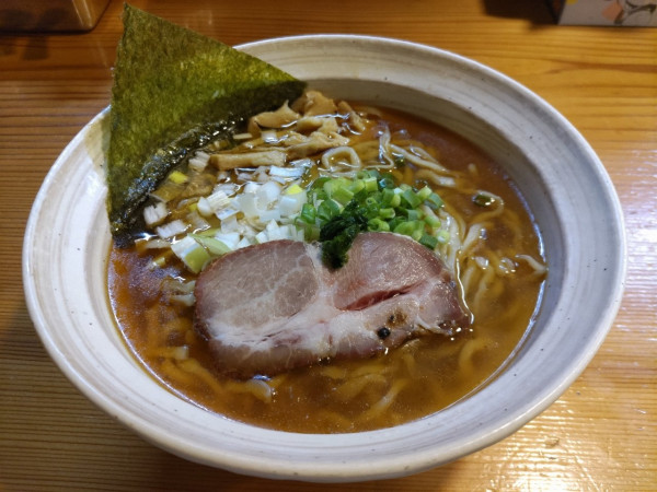「煮干し中華そば」@はりけんラーメン 南店の写真