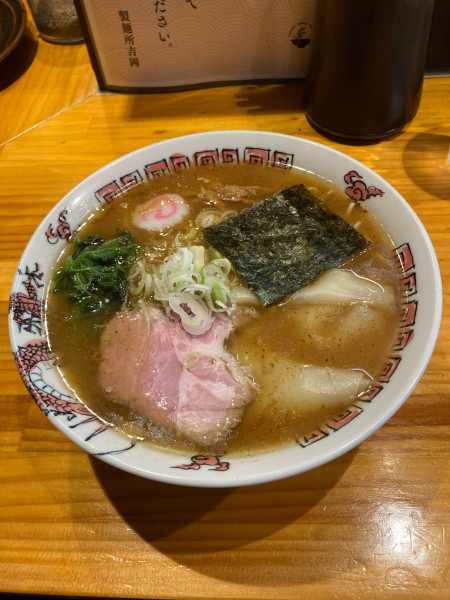 「魳の中華そば」@製麺所吉岡の写真