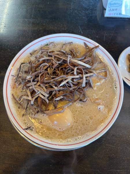 「博多ラーメン 半熟煮玉子入り」@博多ラーメン なみへいの写真