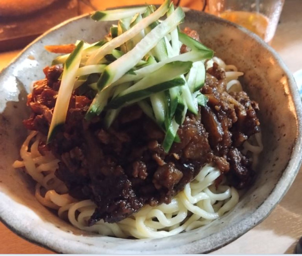 「ジャージャー麺」@SAKE Bar 蓮の写真