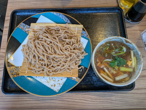 「葱鴨つけめん蕎麦」@ゑ富の写真