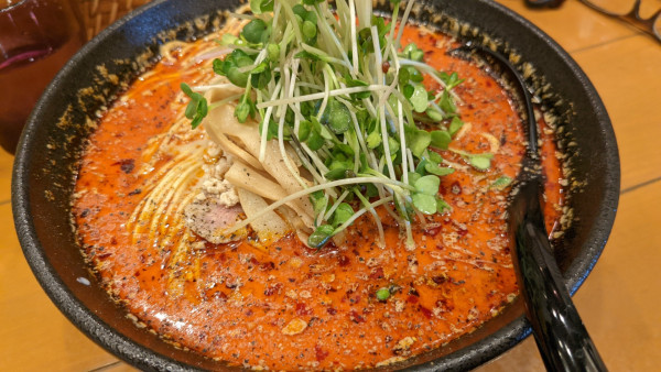 「豆乳担々麺1180円大盛150円」@麺屋 Hulu-luの写真