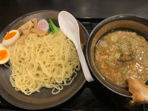 「魚介豚骨つけめん(味玉)」@幸楽苑 錦店の写真
