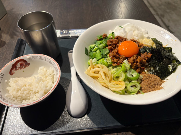 「チーズ台湾まぜそば1200円」@特級鶏蕎麦 龍介 PLAY atre TSUCHIURA店の写真