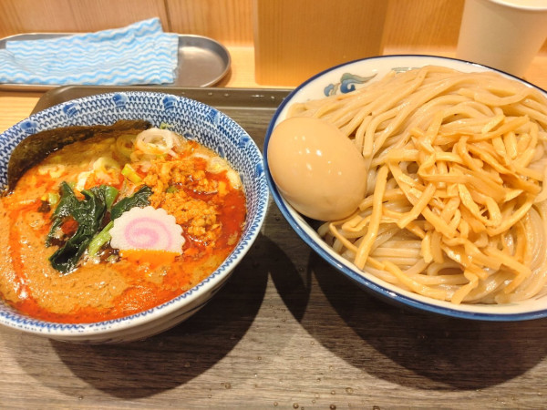 「坦々つけめん大盛＋味玉」@舎鈴 カインズスーパーセンター上里本庄の写真