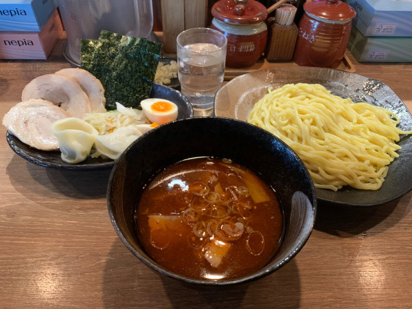 「辛味つけ麺」@つけ麺屋 ごんろく 両国店の写真