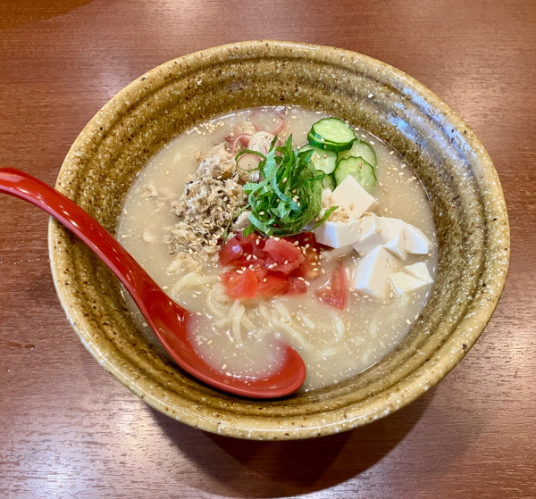 「宮崎味噌 冷や汁らーめん1001円」@麺場 田所商店 府中若松町店の写真