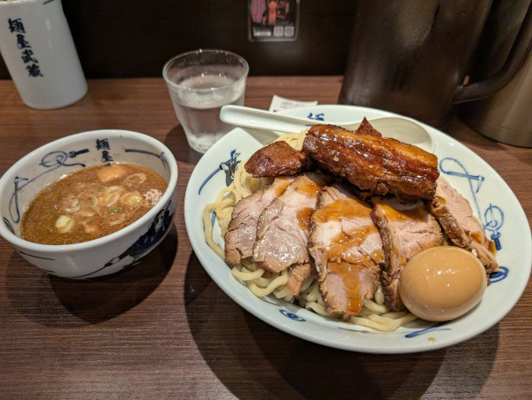 「味玉チャーシューつけ麺」@麺屋武蔵 浜松町店の写真