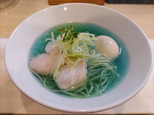 「鶏清湯・青」@吉法師の写真