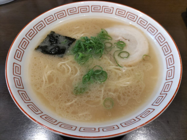 「【限定】博多ラーメン健太+メンマ」@らあめん花月嵐 神田店の写真