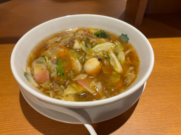 「五目あんかけラーメン　720円」@日高屋 羽村緑ヶ丘店の写真
