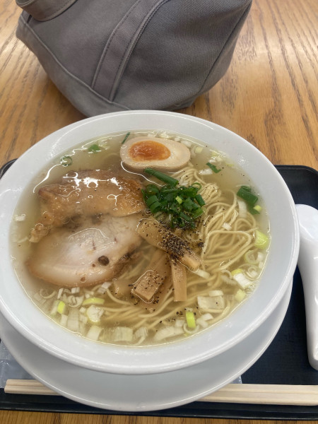 「朝とりそば」@鳥藤とりそばスタンドの写真