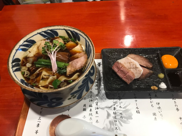 「特製中華そば 醤油 1800円」@中華そば 鴨福の写真