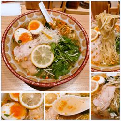 冷やし辛塩らーめん(夏季限定)　1100円