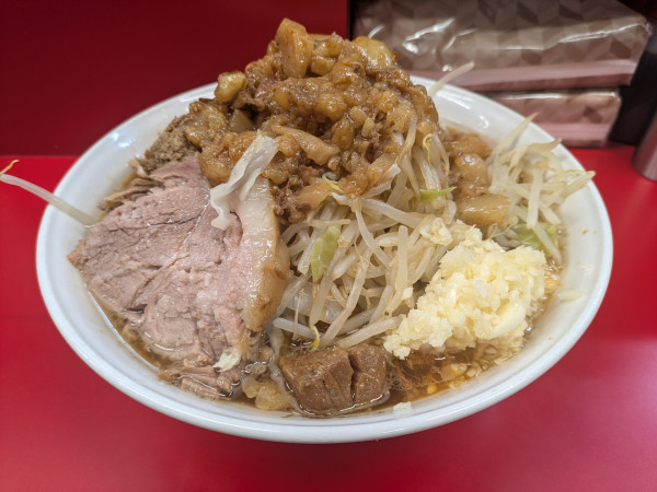 「ラーメン大（全マシ）」@ラーメン二九六の写真