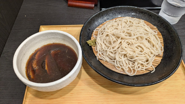 「鴨せいろ」@小諸そば 芝浦店の写真