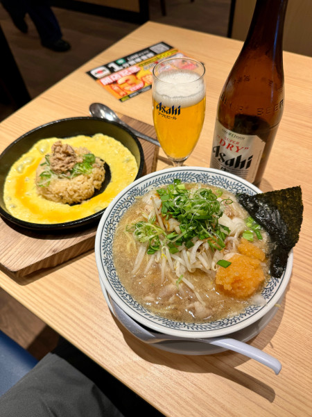 「熟成醤油野菜肉そばチャーハン餃子セット」@丸源ラーメン 品川シーサイド店の写真